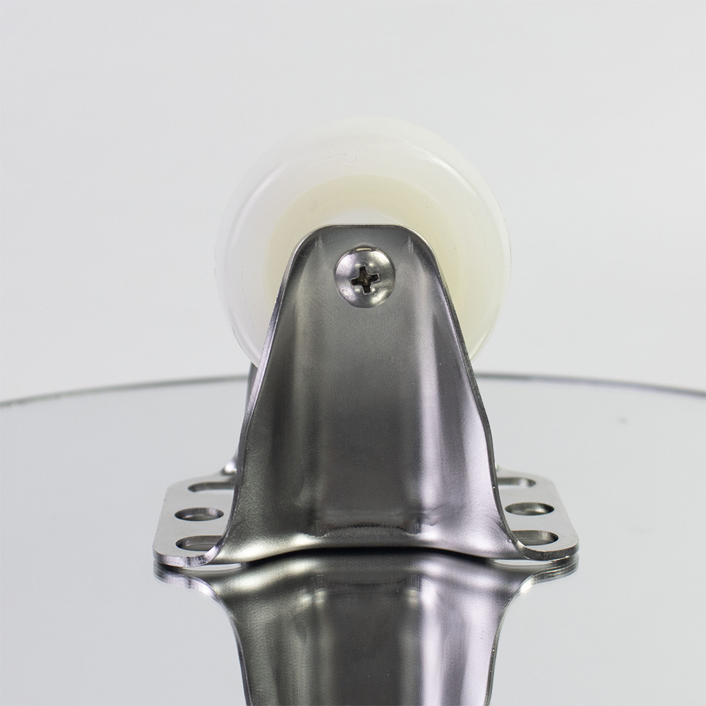 Bánh xe đẩy nhựa PA CP053 cố định càng inox 304 - Ảnh 8