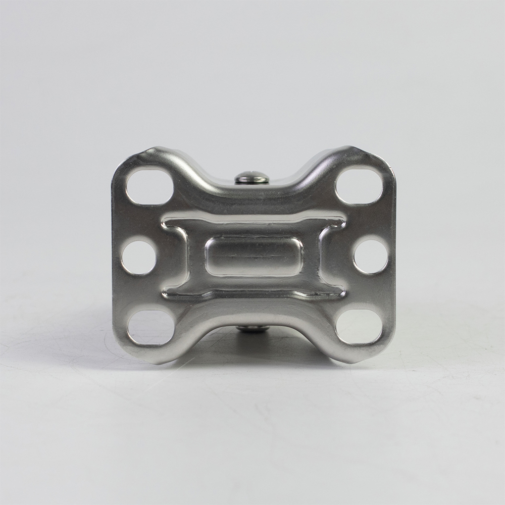 Bánh xe đẩy nhựa PA CP053 cố định càng inox 304 - Ảnh 7