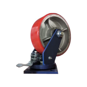 Bánh xe đẩy nhựa PU siêu tải 1200kg CP075 xoay khóa