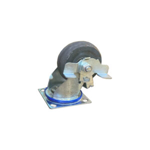 Bánh xe đẩy nhựa cao su đặc CP009 xoay có khóa